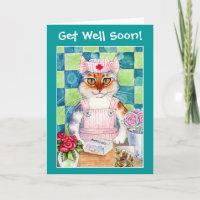 Candy Striper Krankenschwester Katze wünscht bald 