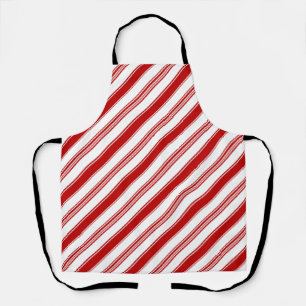 Candy Stripes (rot und weiß) Schürze