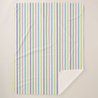 Candy Stripes Sherpadecke