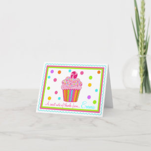 Candy Surpise Cupcake Merci Cartes de notes