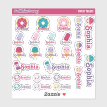 Candy-Süßigkeiten Personalisierte Namensschilder |