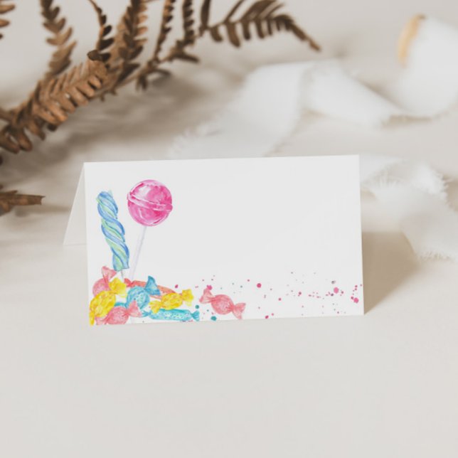 Candy Sweet Shop Buffet Étiquette alimentaire (Créateur téléchargé)