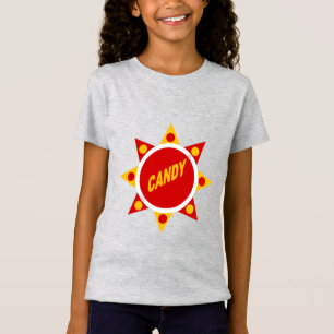 CANDY-T-Shirt-Jersey-Feine-Mädchen T-Shirt