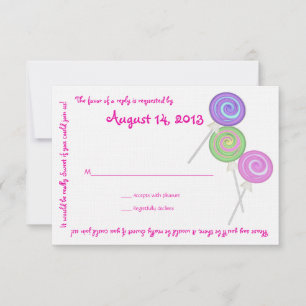 Candy Treasures Message Texte Carte de réponse