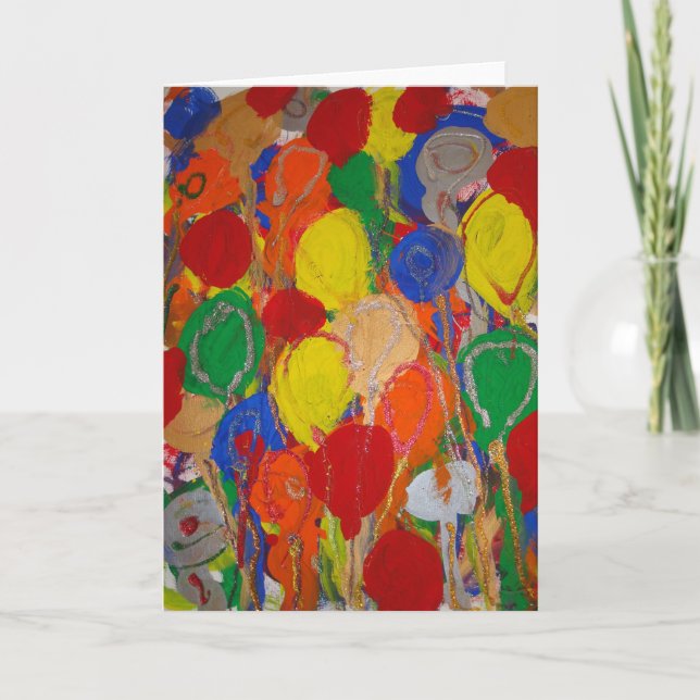 Candy Waters Autism Artist Birthday Karte (Vorderseite)