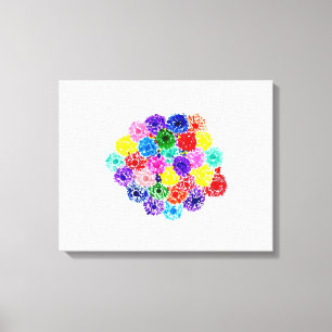 Candy Waters Autisst Artist Leinwanddruck
