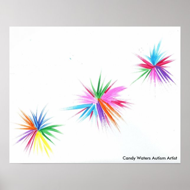 Candy Waters Autisst Artist Poster (Vorne)