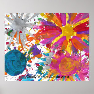 Candy Waters Autisst Artist Poster