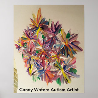 Candy Waters Autisst Artist Poster