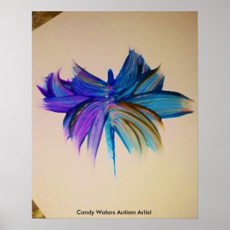 Candy Waters Autisst Artist Poster