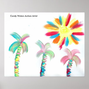 Candy Waters Autisst Artist Poster