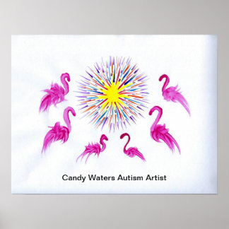 Candy Waters Autisst Artist Poster