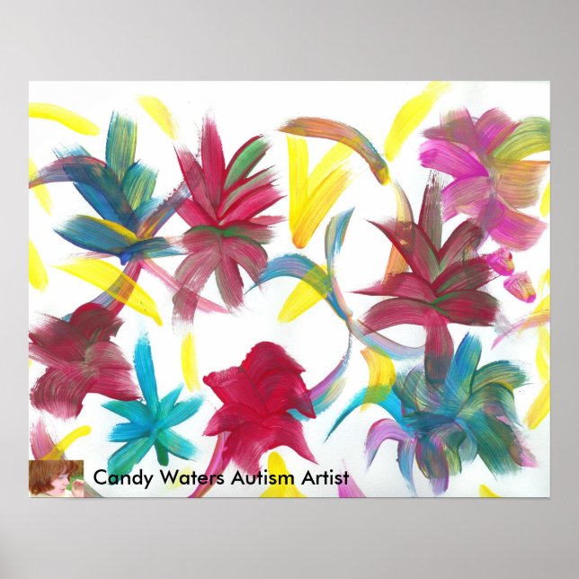 Candy Waters Autisst Artist Poster (Vorne)