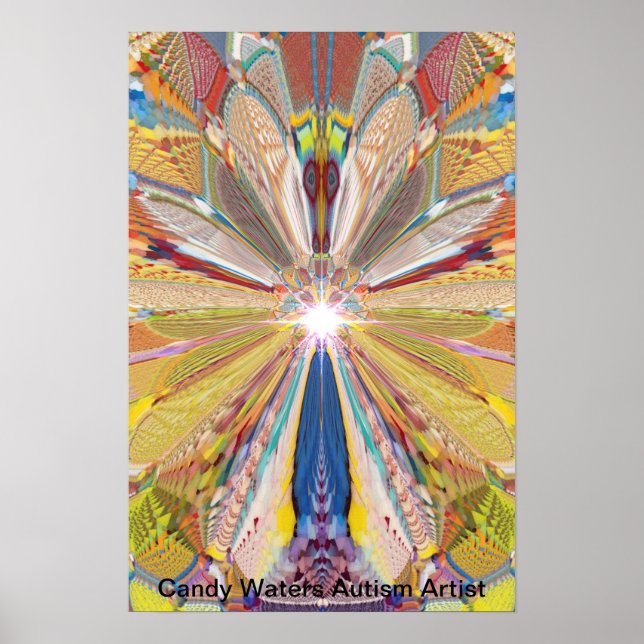 Candy Waters Autisst Artist Poster (Vorne)