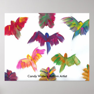 Candy Waters Autisst Artist Poster