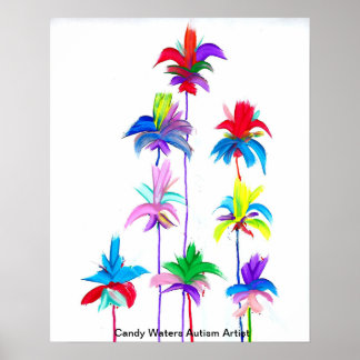 Candy Waters Autisst Artist Poster