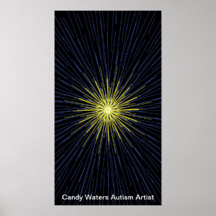 Candy Waters Autisst Artist Poster