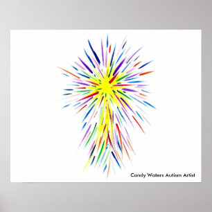 Candy Waters Autisst Artist Poster