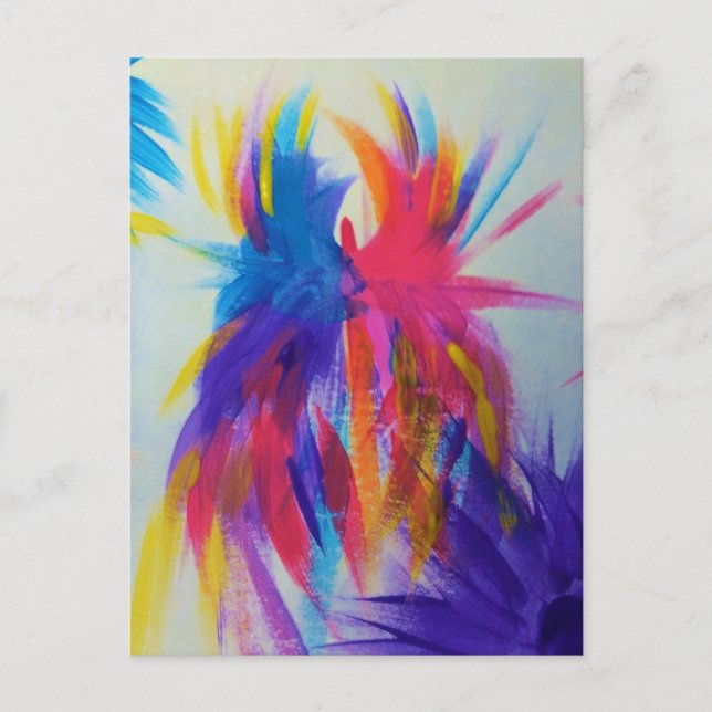 Candy Waters Autisst Artist Postkarte (Vorderseite)