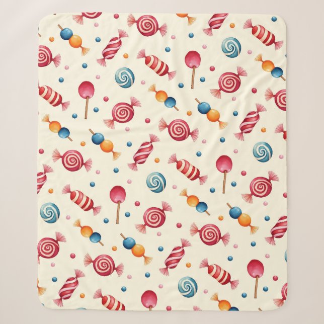 Candy Wonderland Sherpadecke (Vorderseite)