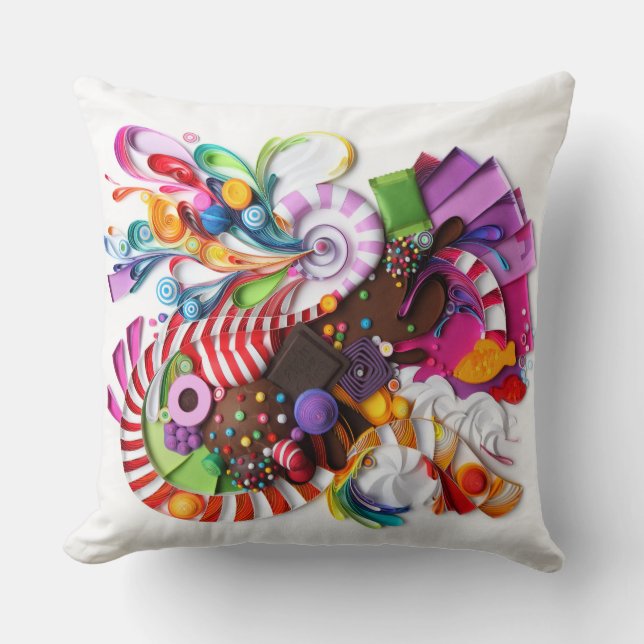 CandyCrush inspirierte Kissen (Vorderseite)