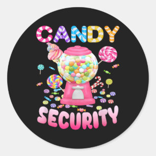 Candyland Costume Kindermädchen Erwachsene Runder Aufkleber