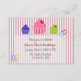 Candyland Einladung