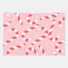 Candyland farbenfrohe Muster Geschenkpapier Set