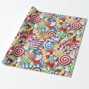 Candyland-Geschenkpapier Geschenkpapier