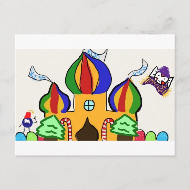 Candyland Indien Postkarte (Vorderseite)