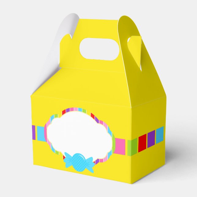 Candyland Jaune Inspiré doux Ballotins de traiteme (Verso)