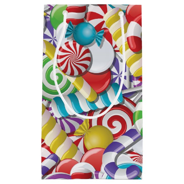 Candyland Large Gift Bag Kleine Geschenktüte (Vorderseite)