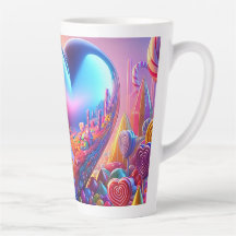 Candyland Pinball Herz Tasse