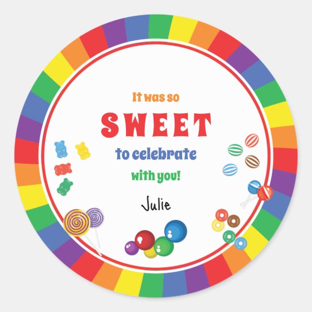 Candyland Stickers (Vorderseite)