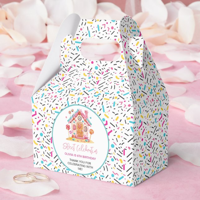 Candyland Sweet Celebration Kindergeburtstag Party Geschenkschachtel (Hochzeit)