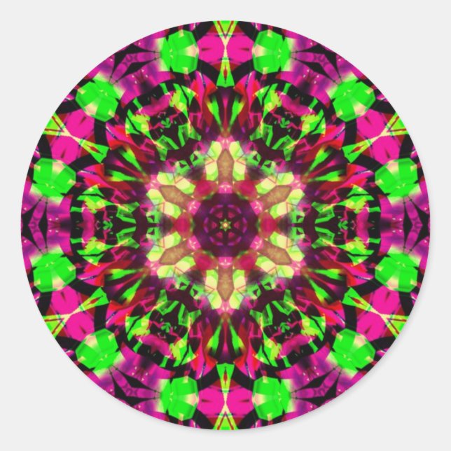 Candystar-Aufkleber Runder Aufkleber (Vorderseite)