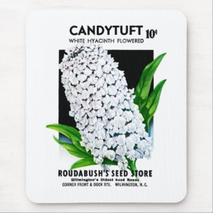 CandyTuft Seed Packet-Etikett Mousepad