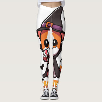 candyween - cat Hexenhalloween Leggings