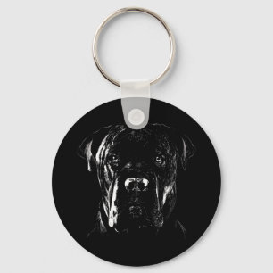 Cane Corso Art: Italienische Mastiff Schlüsselanhänger
