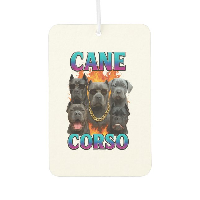 Cane Corso  Autolufterfrischer (Vorderseite)