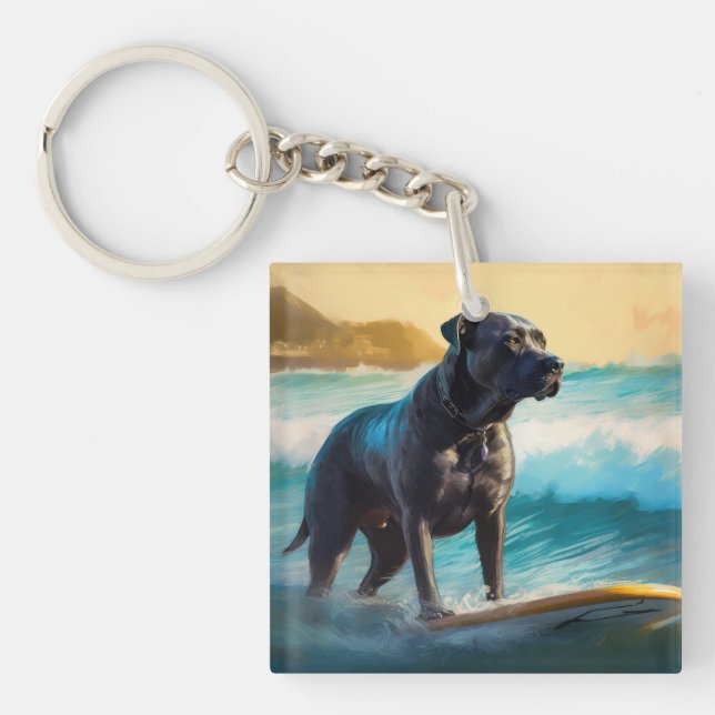 Cane Corso Beach Surf Peinture (Devant)