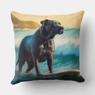 Cane Corso Beach Surfgrafik Kissen