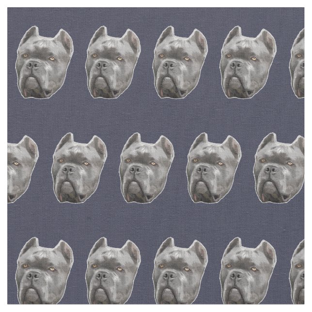 Cane Corso chien tissu personnalisé (Fermer)