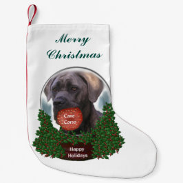 Cane Corso Christmas Kleiner Weihnachtsstrumpf