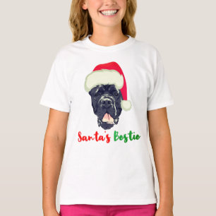 Cane Corso Christmas Santa's Bestie Familie Pajama T-Shirt