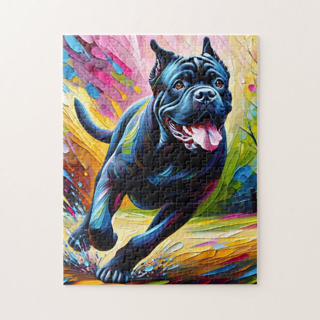 Cane Corso Dog Akryllische Kunstdruckerei Hund Lov (Vertikal)