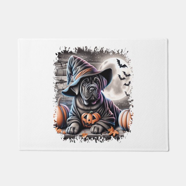 Cane Corso Dog Halloween Fußmatte (Vorderseite)