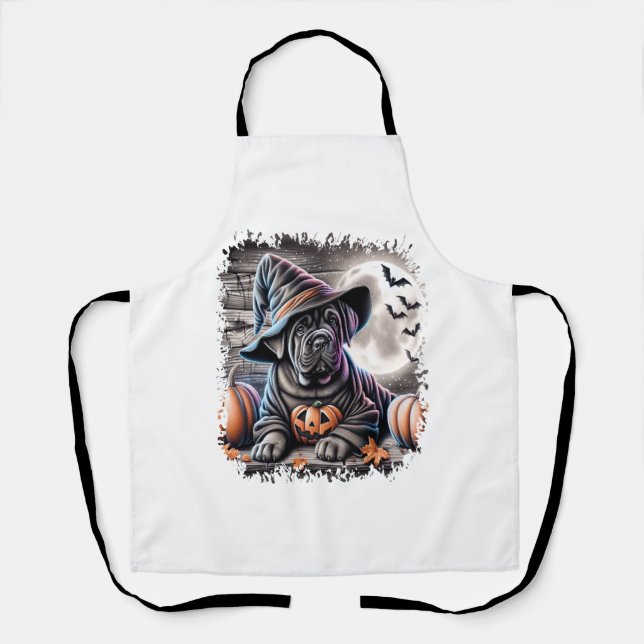 Cane Corso Dog Halloween Schürze (Vorderseite)