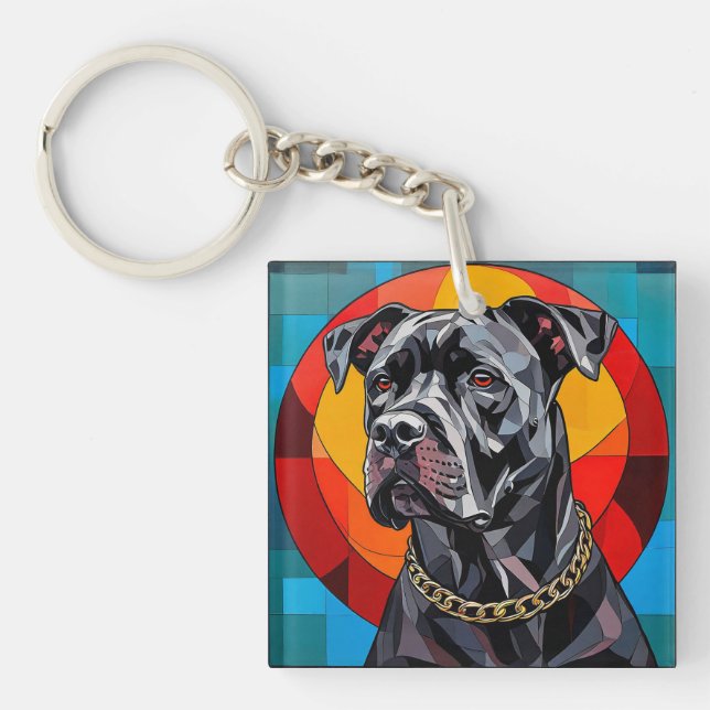 Cane Corso Dog Schlüsselanhänger (Vorderseite)