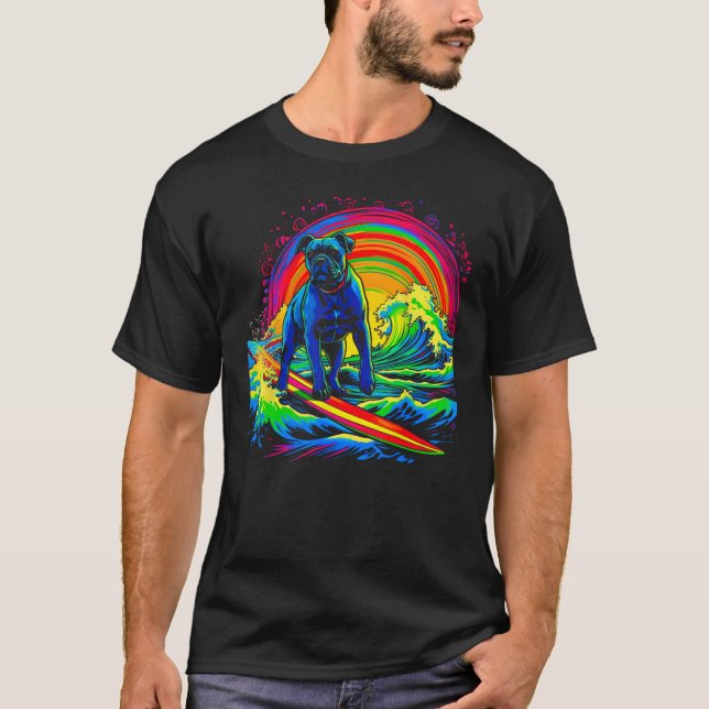Cane Corso Dog Surf T-Shirt (Vorderseite)